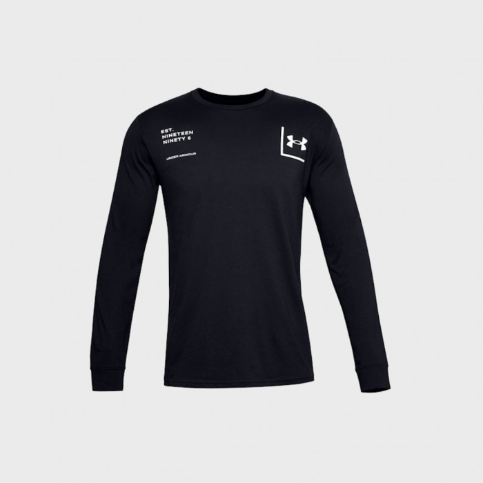 Мужской черный лонгслив Under Armour 1996 LS