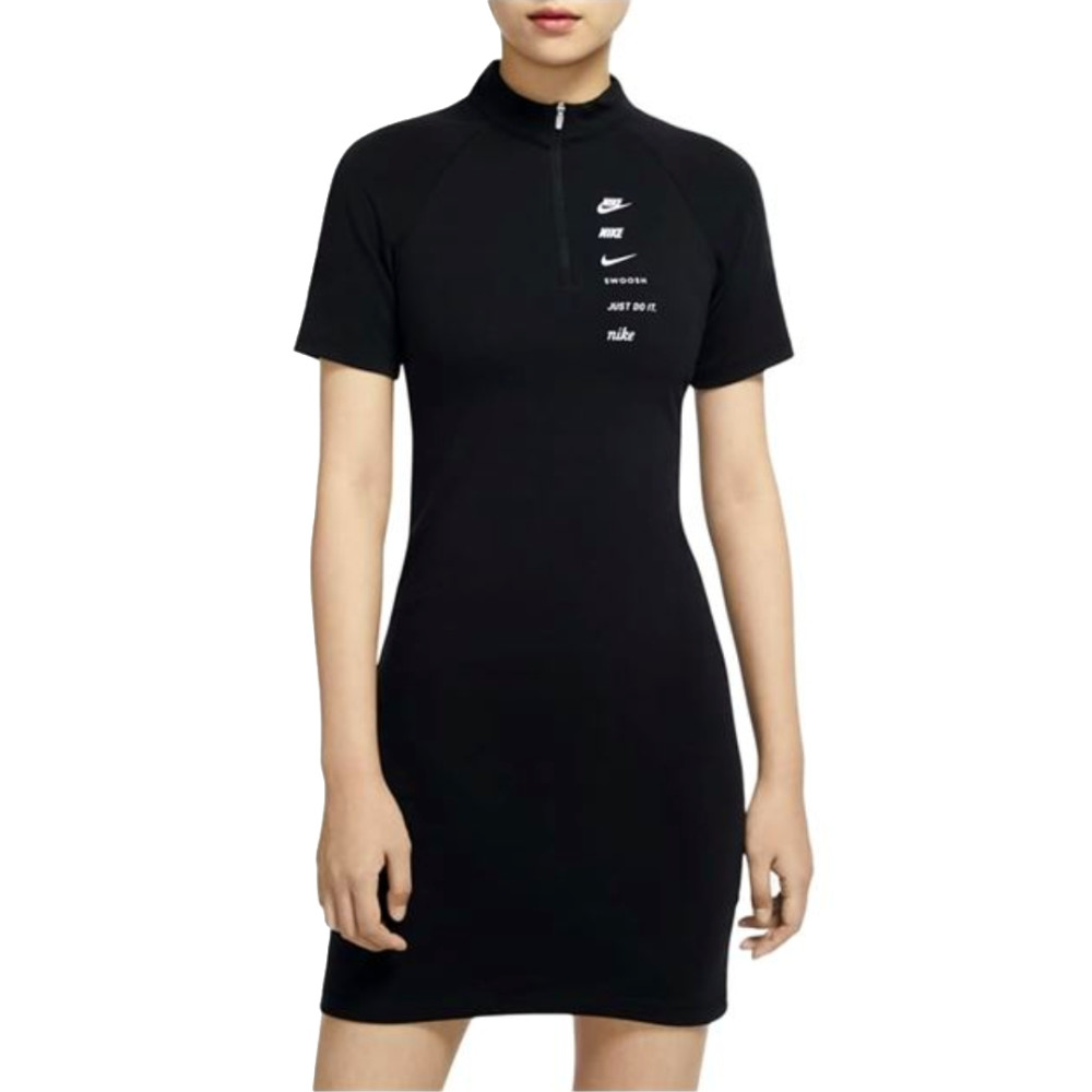 Черное платье Nike Sportswear Swoosh