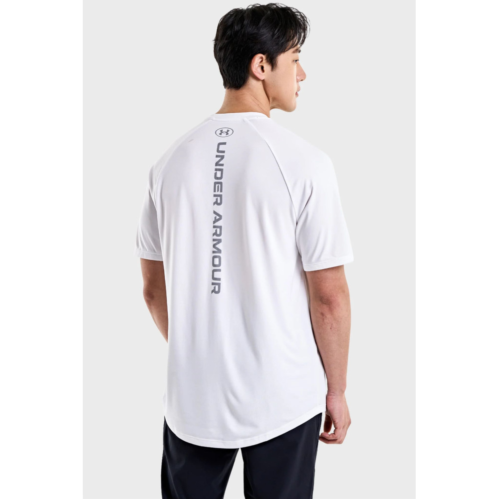 Біла футболка Under Armour Tech Reflective SS
