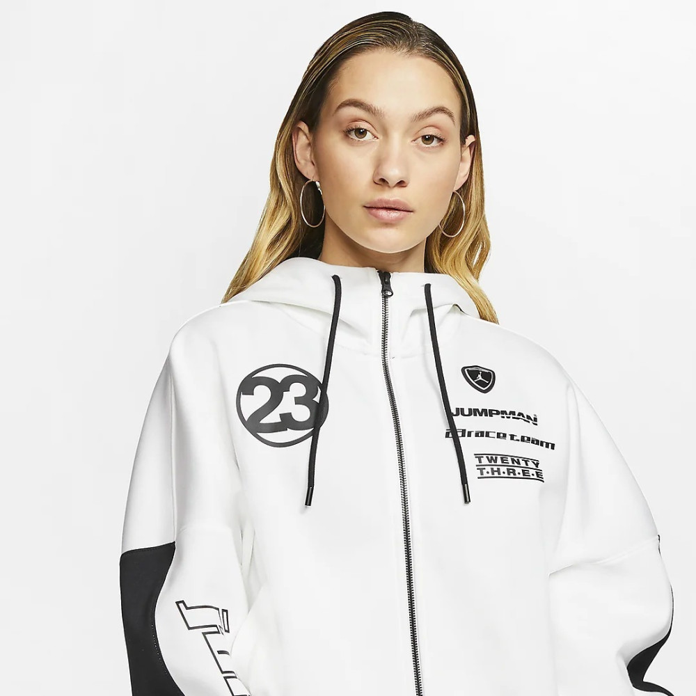Жіноча біла спортивна кофта Nike Jordan Moto