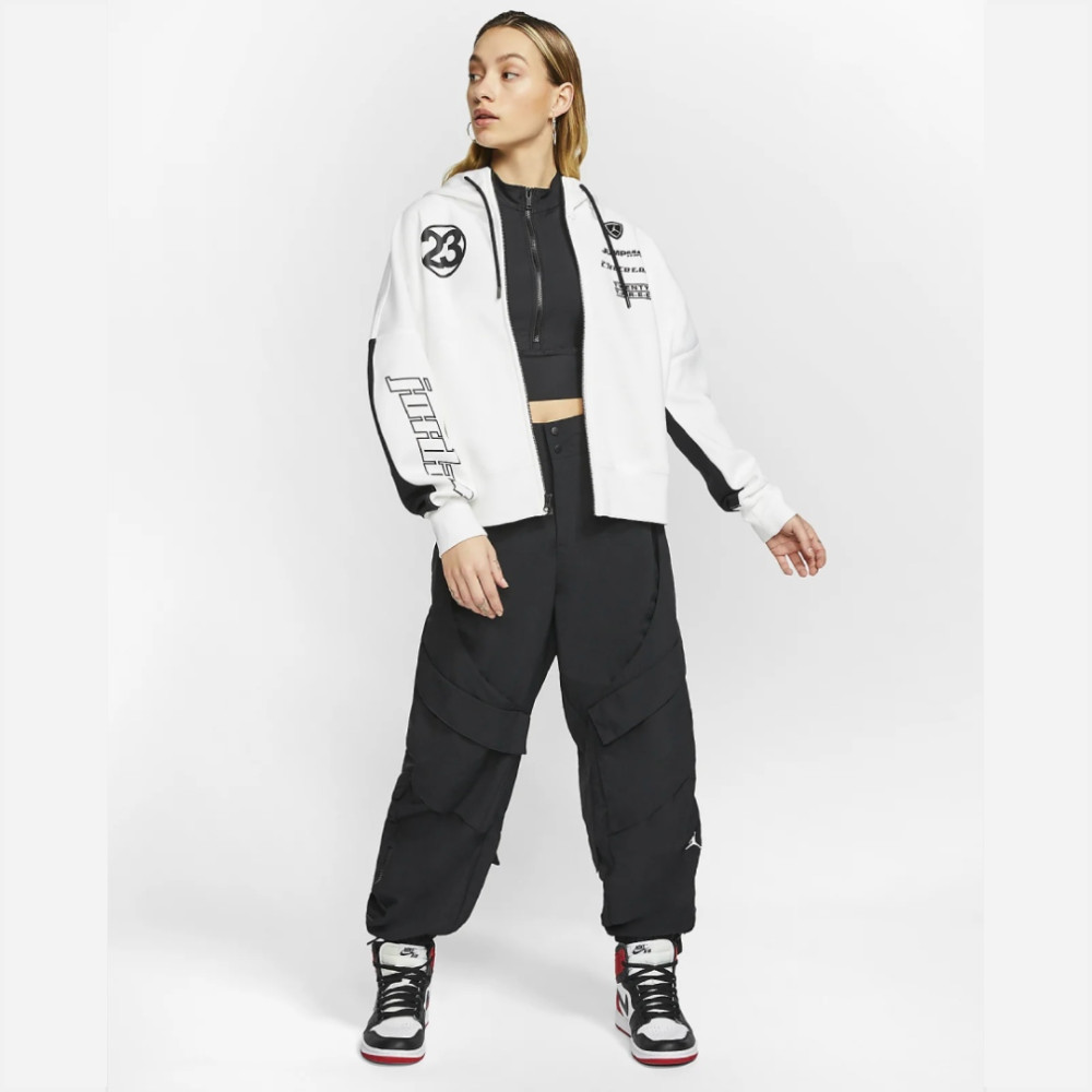 Жіноча біла спортивна кофта Nike Jordan Moto