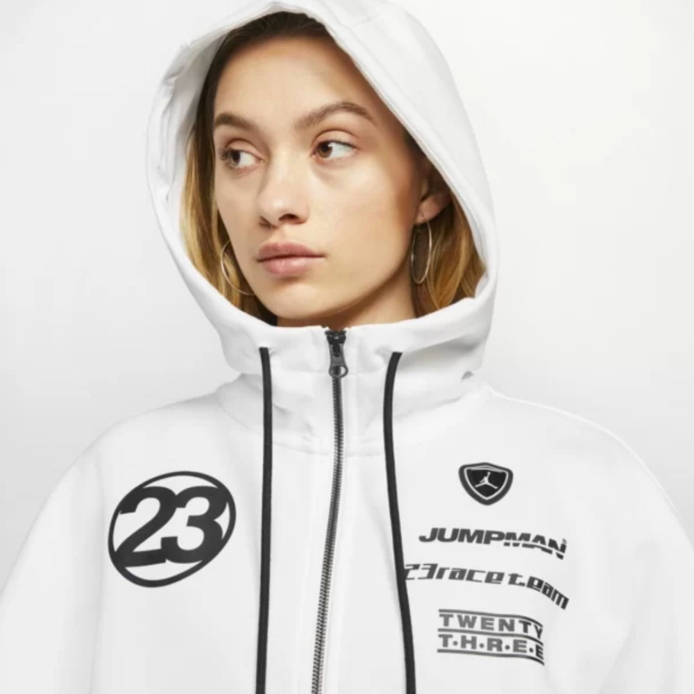 Жіноча біла спортивна кофта Nike Jordan Moto