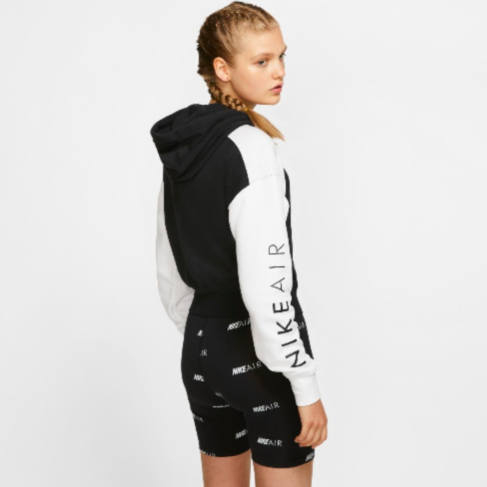 Женская черная спортивная кофта Nike air hoodie