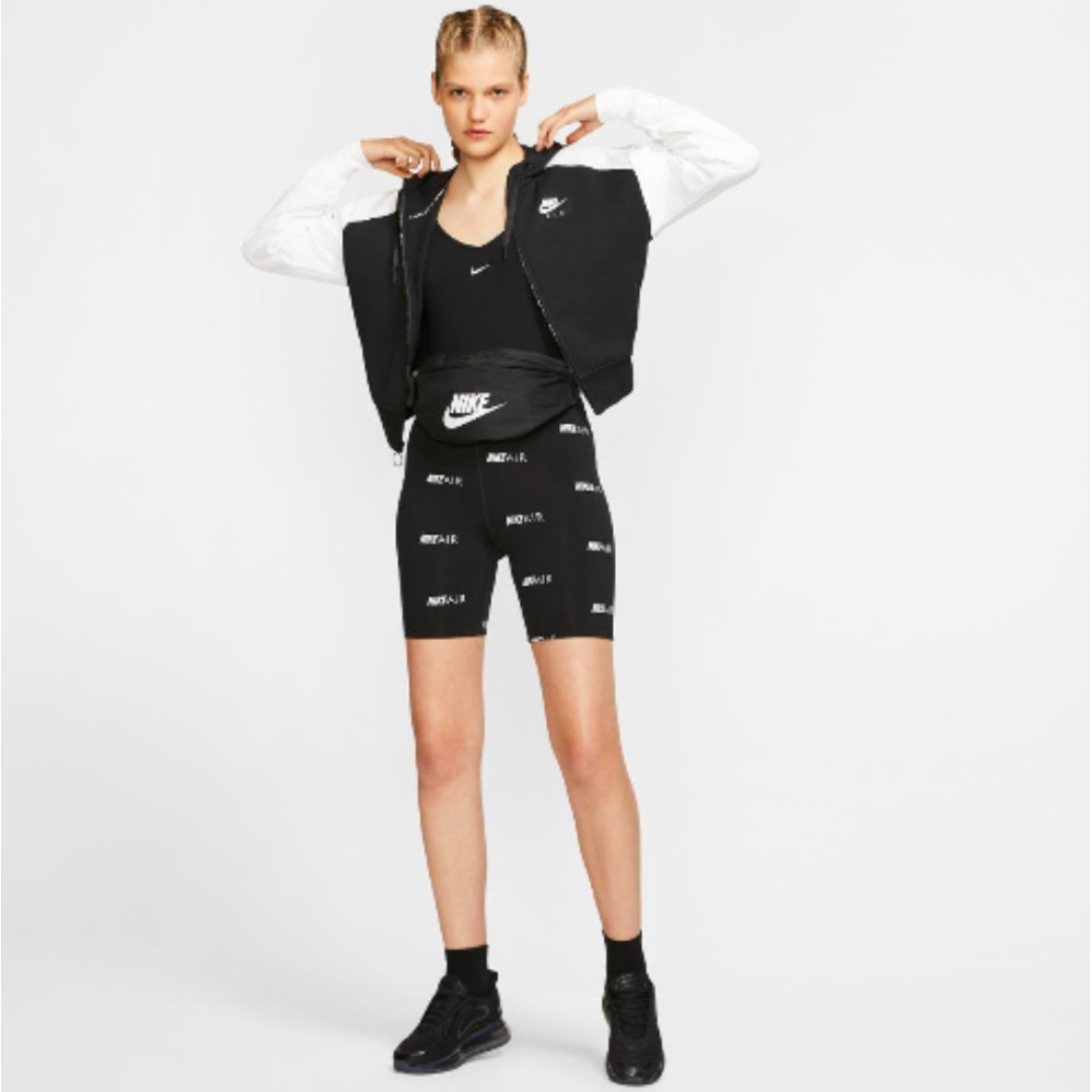Женская черная спортивная кофта Nike air hoodie