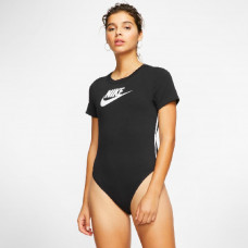 Жіноче чорне боді Nike Sportswear Heritage