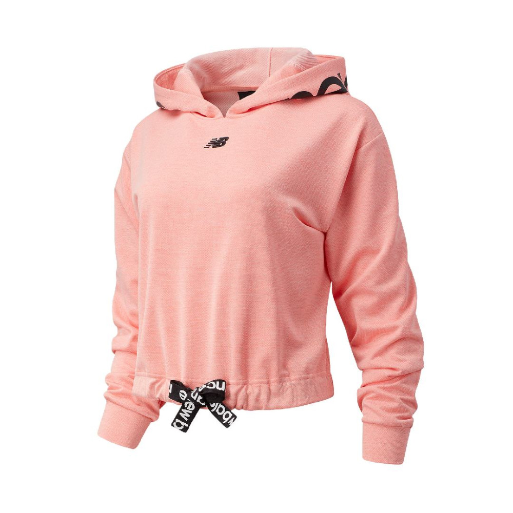 Рожеве худі New Balance Relentless Cinched Hem