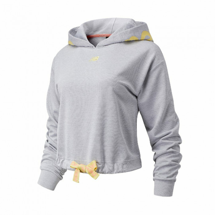 Жіноче сіре худі New Balance Relentless Cinched Hem