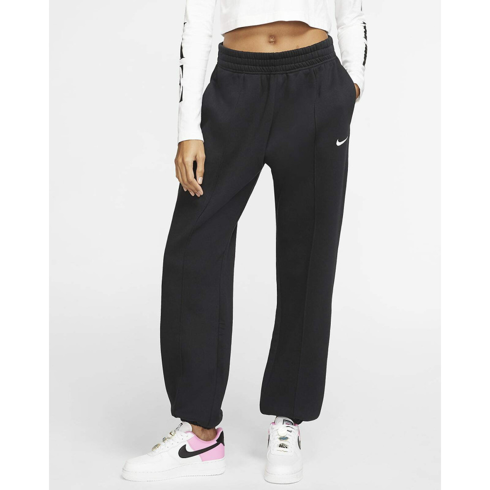 Жіночі чорні штани NIKE M J ESS FLC PANT