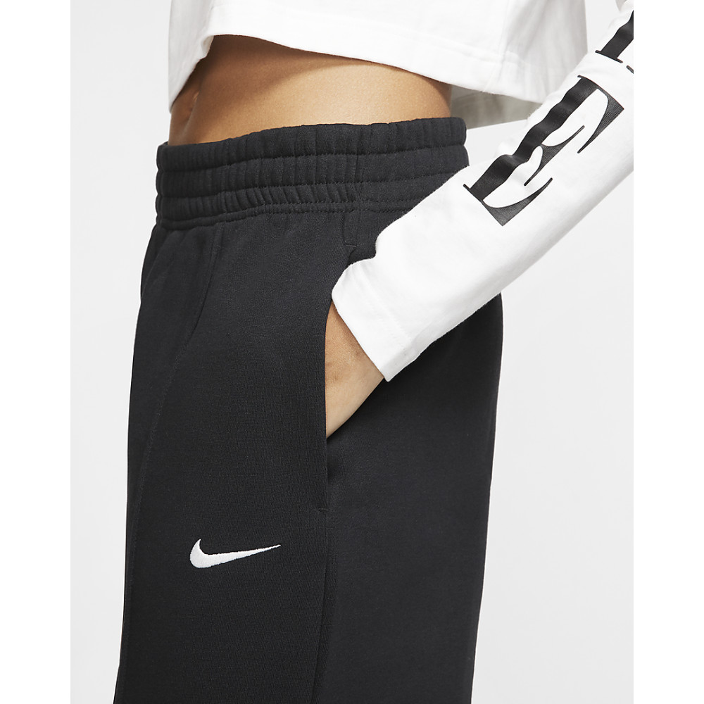 Жіночі чорні штани NIKE M J ESS FLC PANT
