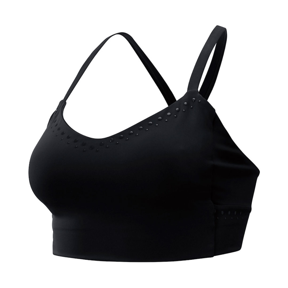 Черный топ New Balance Determination Crop